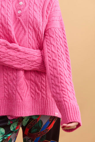 karavan clothing fashion KRVN well i did fall winter 24 25 christmas edition eloise pullover pink