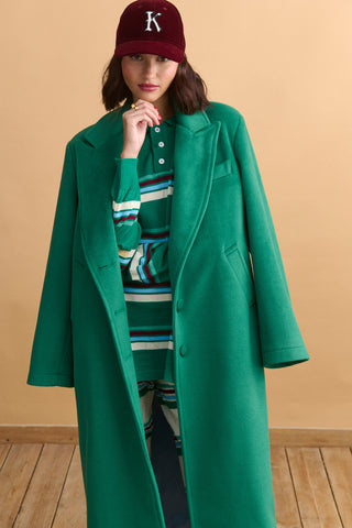 karavan clothing fashion well i did fall winter 24 25 bruna coat green