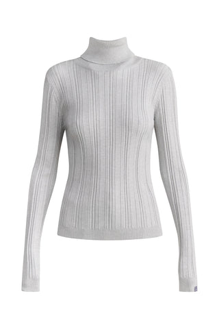 karavan clothing fashion KRVN well i did fall winter 24 25 flavia knitted top grey