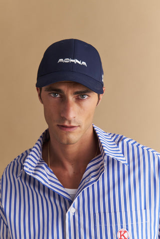 karavan clothing well i did fall winter 24 25 men collection gelson shirt blue stripes