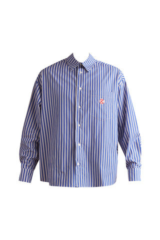 karavan clothing well i did fall winter 24 25 men collection gelson shirt blue stripes