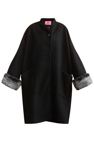 karavan clothing fashion well i did fall winter 24 25 giuliana coat black