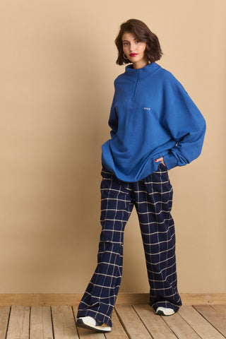 karavan clothing fashion KRVN well i did fall winter 24 25 grace sweater blue