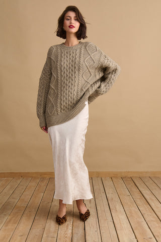 karavan clothing fashion KRVN well i did fall winter 24 25 graziella knitwear sweater camel