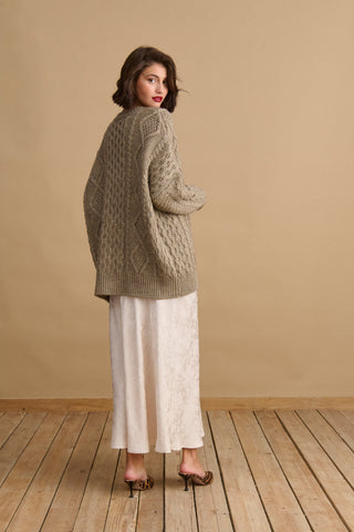 karavan clothing fashion KRVN well i did fall winter 24 25 graziella knitwear sweater camel