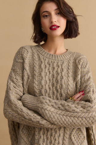 karavan clothing fashion KRVN well i did fall winter 24 25 graziella knitwear sweater camel