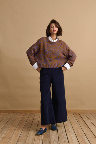 karavan clothing fashion KRVN well i did fall winter 24 25 janine corduroy trousers blue