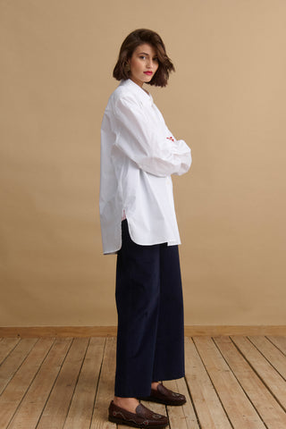 karavan clothing fashion KRVN well i did fall winter 24 25 janine corduroy trousers blue