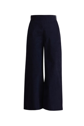 karavan clothing fashion KRVN well i did fall winter 24 25 janine corduroy trousers blue