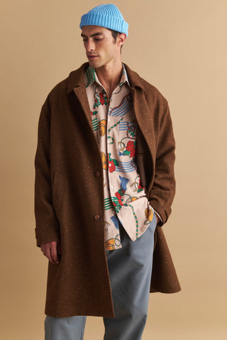 karavan clothing well i did fall winter 24 25 men collection jose shirt roses pattern