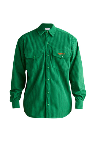 karavan clothing well i did fall winter 24 25 men collection kieran shirt green