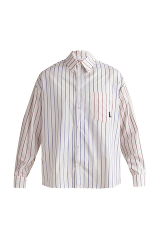 karavan clothing well i did fall winter 24 25 men collection kyle shirt blue stripes