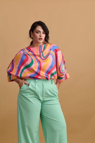 karavan clothing fashion well i did fall winter 24 25 leticia shirt multicolor