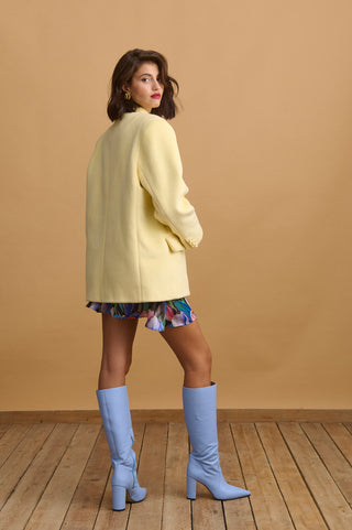 karavan clothing fashion well i did fall winter 24 25 lyra half coat lemon