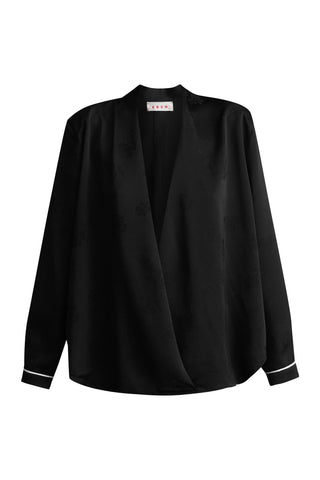 karavan clothing fashion KRVN well i did fall winter 24 25 marie shirt black