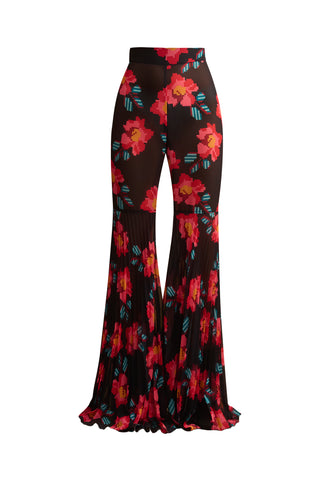 karavan clothing fashion KRVN well i did fall winter 24 25 christmas edition marta trousers floral black