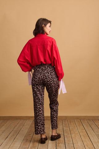 karavan clothing fashion well i did fall winter 24 25 arabella trousers leopard