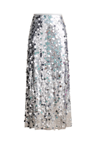 karavan clothing fashion KRVN well i did fall winter 24 25 christmas edition bonnie skirt silver