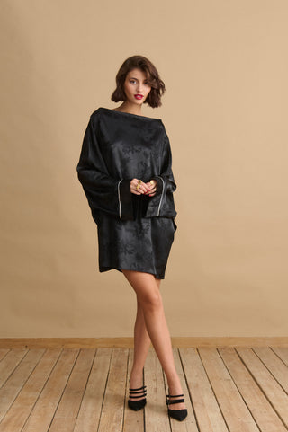 karavan clothing fashion KRVN well i did fall winter 24 25 monica dress mini black