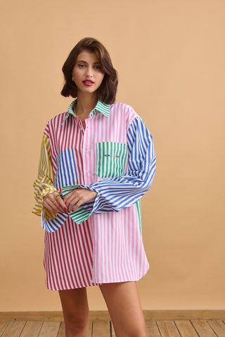 karavan clothing fashion well i did fall winter 24 25 nadine shirt stripes multicolor