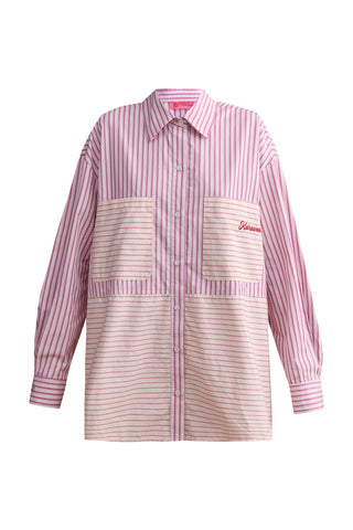 karavan clothing fashion well i did fall winter 24 25 nellie shirt bordeaux stripes