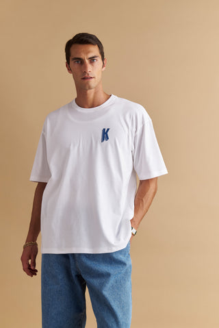 karavan clothing well i did fall winter 24 25 men collection nelson tee blue logo