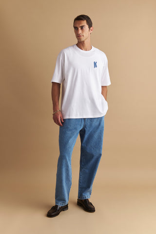 karavan clothing well i did fall winter 24 25 men collection nelson tee blue logo