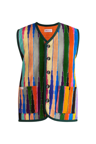 karavan clothing well i did fall winter 24 25 men collection nuno vest multicolor