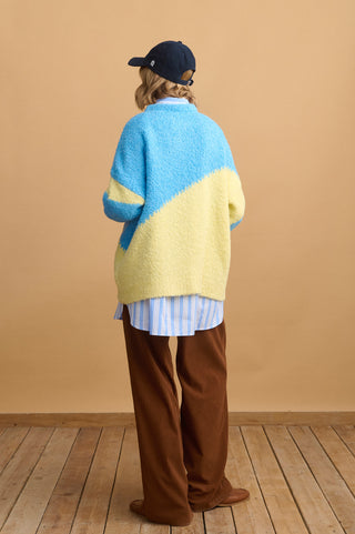 karavan clothing fashion well i did fall winter 24 25 phoebe sweater blue yellow