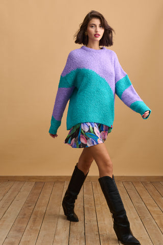 karavan clothing fashion well i did fall winter 24 25 phoebe sweater purpe 