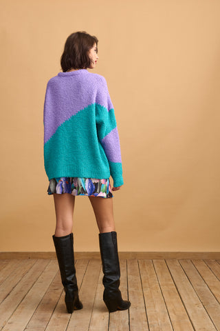 karavan clothing fashion well i did fall winter 24 25 phoebe sweater purpe 