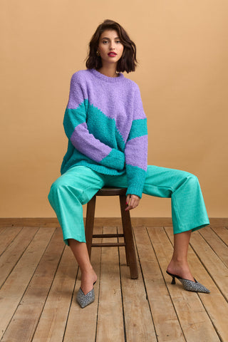 karavan clothing fashion well i did fall winter 24 25 phoebe sweater purpe 