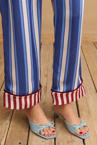 Silk Pyjamas Trousers (Fan)