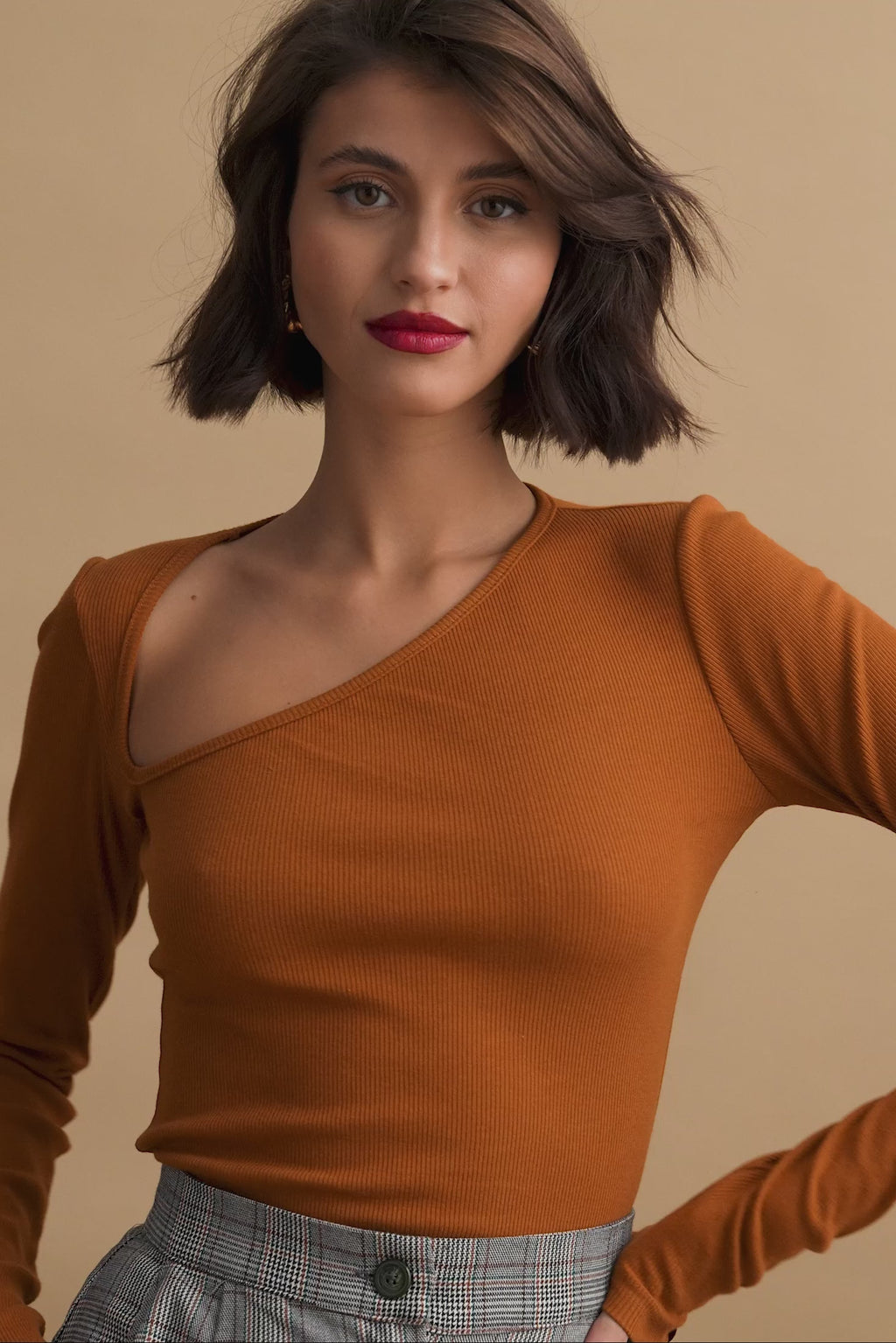 karavan clothing fashion KRVN well i did fall winter 24 25 celestina top mustard