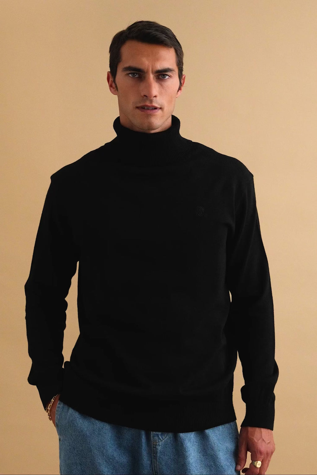 karavan clothing well i did fall winter 24 25 men collection federico pullover black