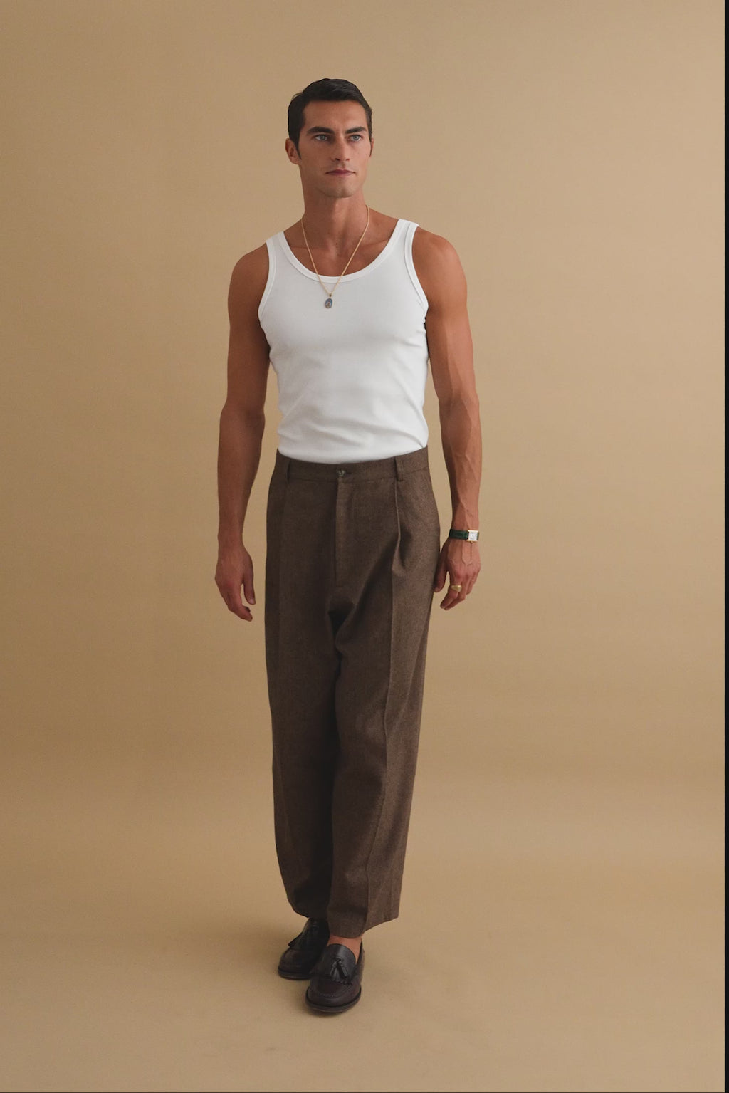 karavan clothing well i did fall winter 24 25 men collection robin trousers brown