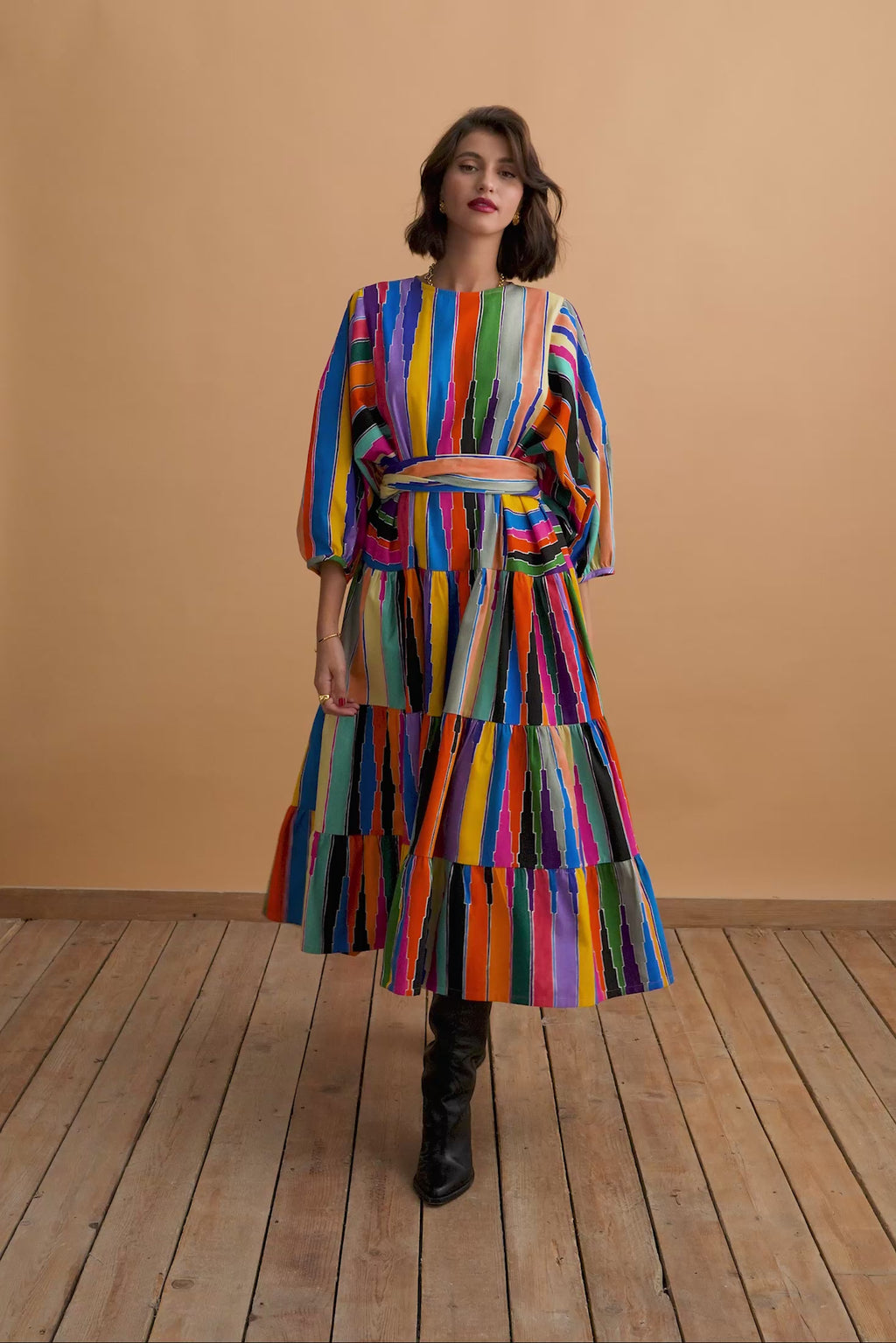 karavan clothing fashion well i did fall winter 24 25 cynthia dress multicolor