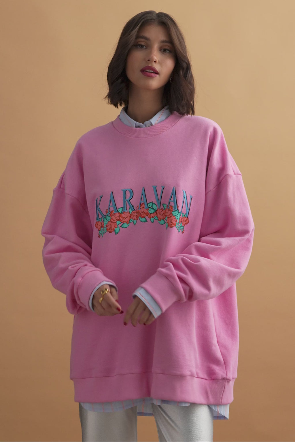 karavan clothing fashion well i did fall winter 24 25 sophie sweater logo