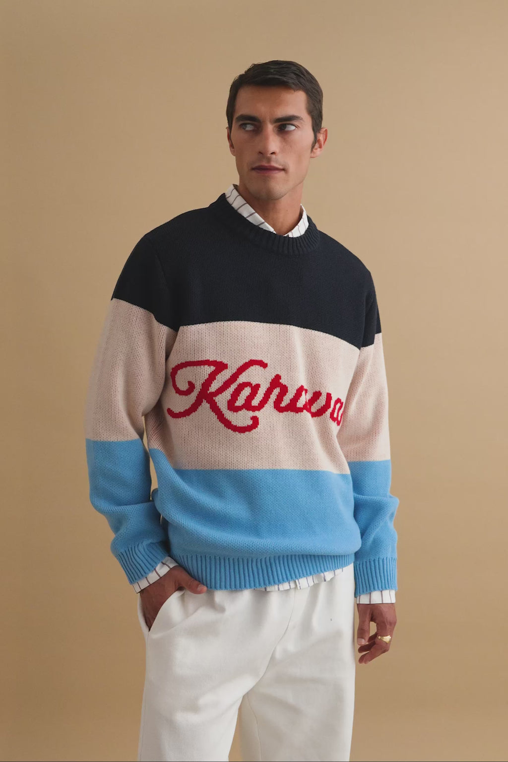 karavan clothing well i did fall winter 24 25 men collection ricardo pullover logo