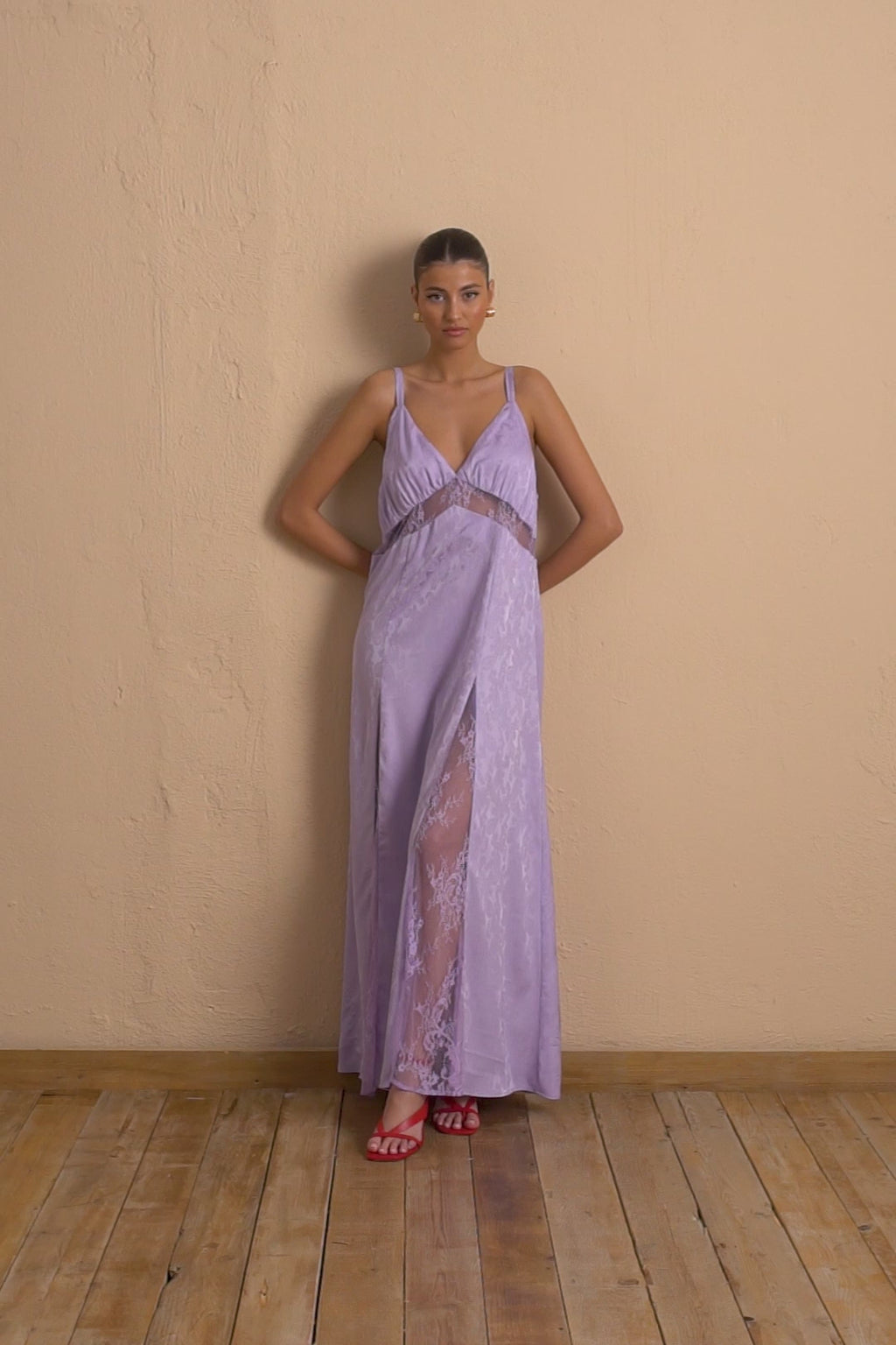 karavan clothing fashion krvn spring summer 24 that moment yasmine dress lilac