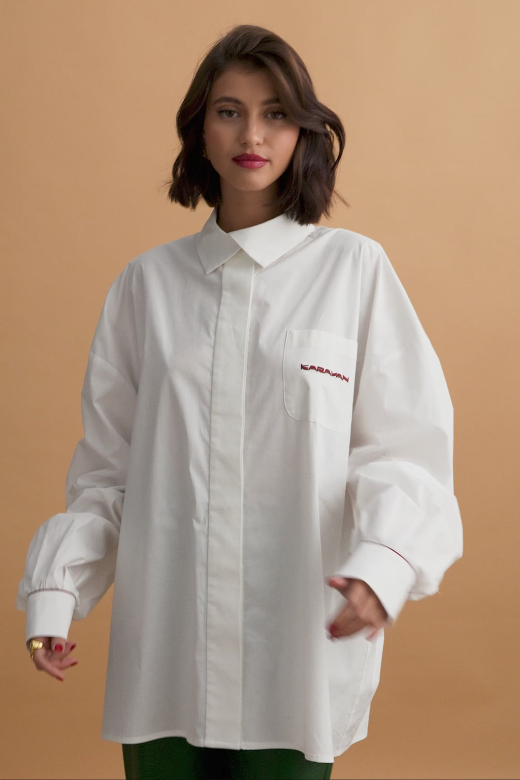 karavan clothing fashion well i did fall winter 24 25 diana shirt white