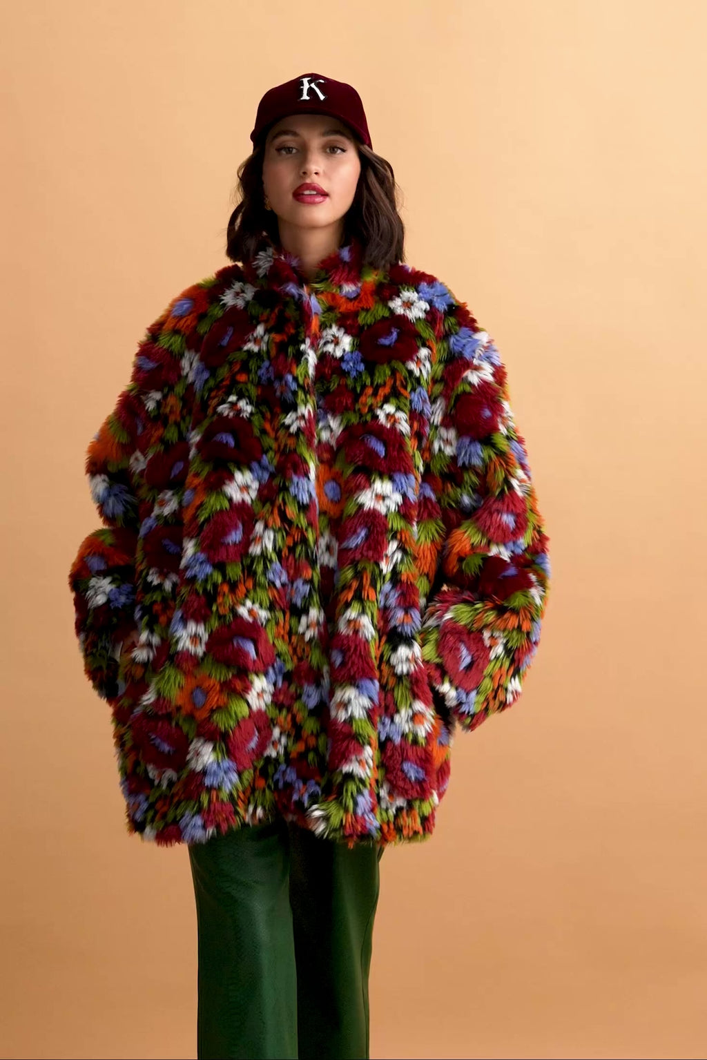 karavan clothing fashion KRVN well i did fall winter 24 25 christmas edition azari coat multicolor