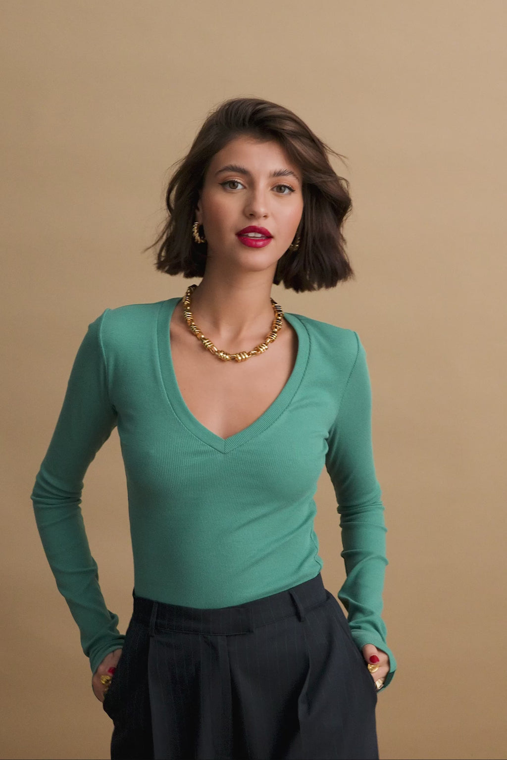 karavan clothing fashion KRVN well i did fall winter 24 25 stellina top mint