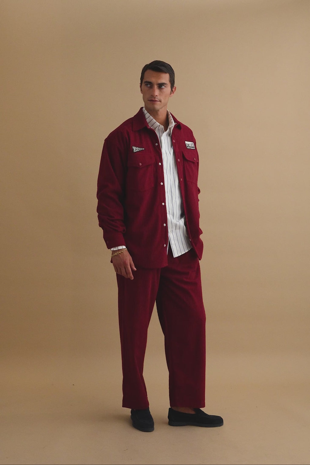 karavan clothing well i did fall winter 24 25 men collection john trousers bordeaux