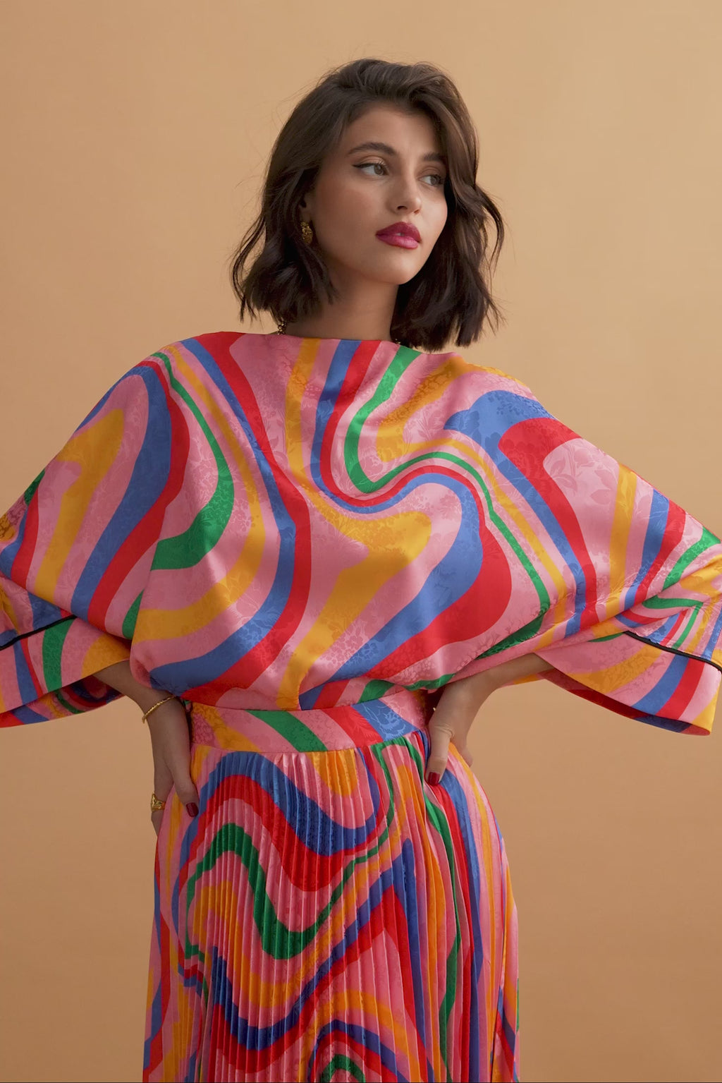 karavan clothing fashion well i did fall winter 24 25 leticia shirt multicolor