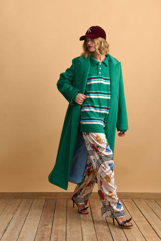 karavan clothing fashion well i did fall winter 24 25 bruna coat green