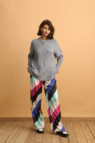 karavan clothing fashion KRVN well i did fall winter 24 25 christmas edition rebecca trousers stripes tie