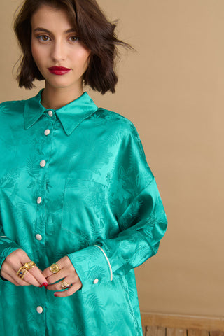 karavan clothing fashion KRVN well i did fall winter 24 25 regina shirt mint