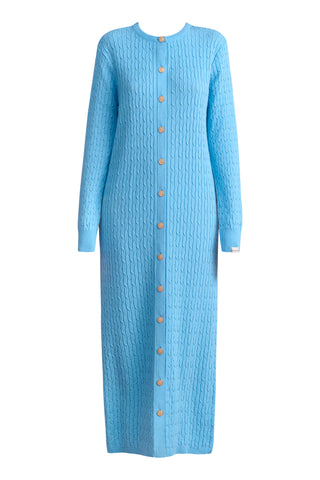 karavan clothing fashion KRVN well i did fall winter 24 25 renata knitted dress light blue