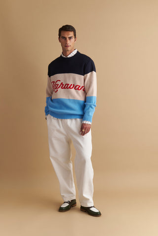 karavan clothing well i did fall winter 24 25 men collection ricardo pullover logo